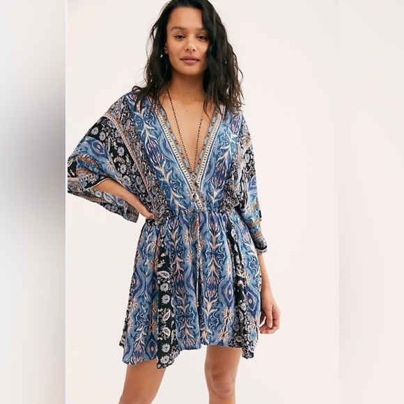 Free People Pants - NWOT FREE PEOPLE MIXED EMOTIONS ROMPER MEDIUM